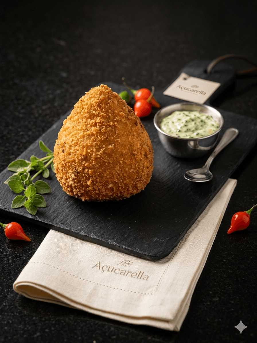 Super Coxinha de frango com catupiry