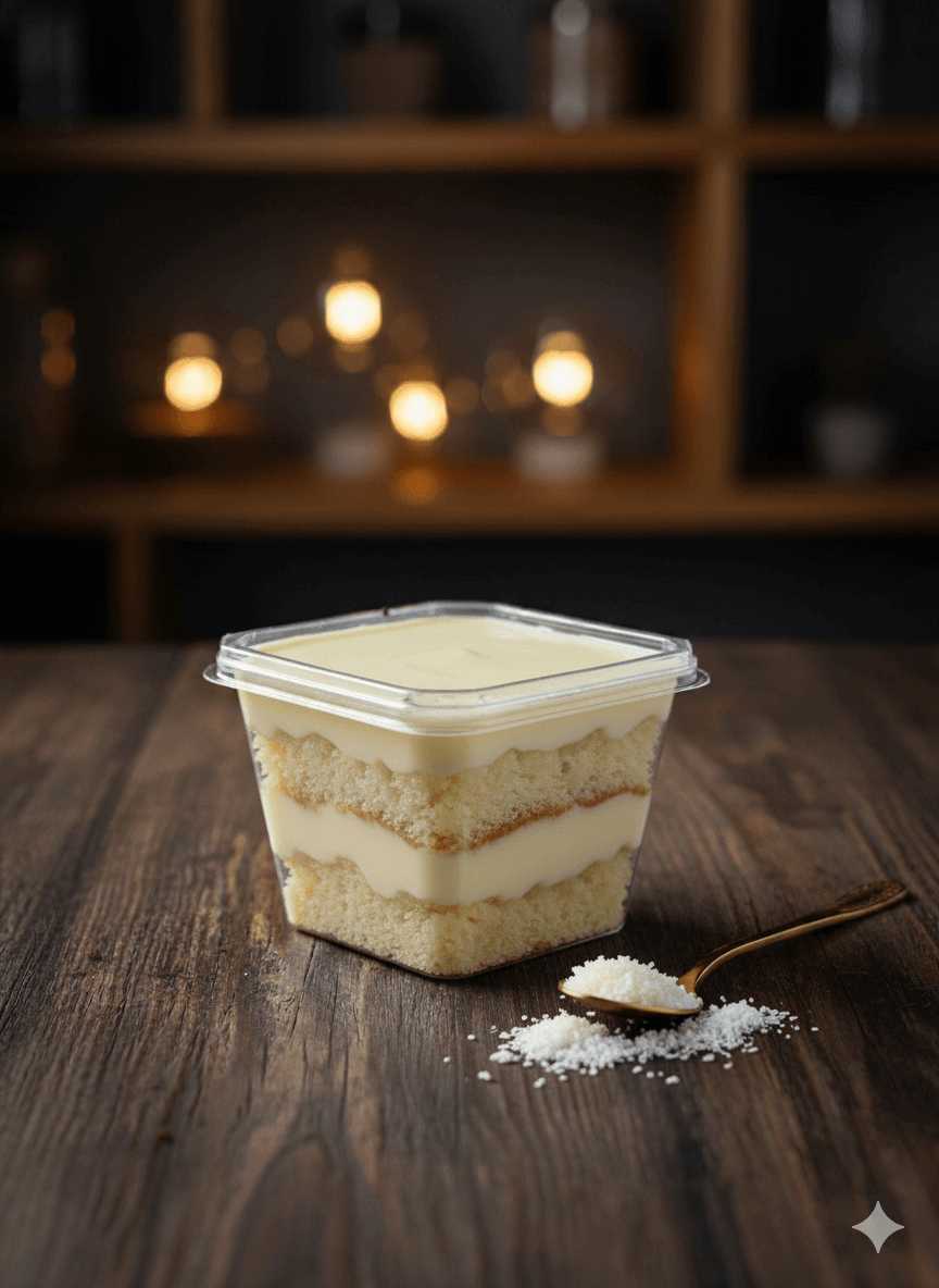 Bolo de Pote de Coco